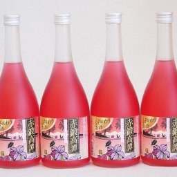 赤鍛高譚　北海道白糠町特産しそ使用 しそリキュール　720ml×4