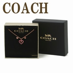 コーチ COACH ネックレス ピアス ボックス付き 限定品 ピンク ラインストーン ハート C2729RSPK ブランド 人気