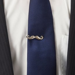 ネクタイピン ひげ メガネ愛好家、メガネが似合う友人へ 結婚式やパーティーなどのワンポイントに