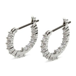 スワロフスキー SWAROVSKI ピアス フープピアス アクセサリー 5562126 Vittore hoop earrings ヴィットーレ シルバー