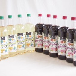 大容量ボトル11本セット(ワインパーティー 赤ワイン やや辛口 ワインパーティー 白ワイン やや辛口) 1500ml×11本