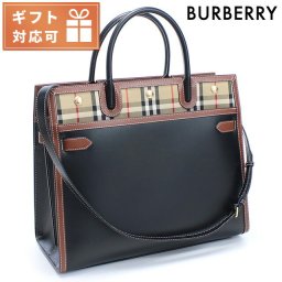 バーバリー トートバッグ レディース ブランド BURBERRY レザー イタリア 8024694 BLACK ブラック バッグ