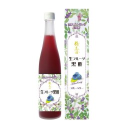 生フルーツ黒酢 ブルーベリー 500ml 2本 飲む酢 お取り寄せ 鹿児島 福山黒酢 お酢飲料 有機黒酢 ブルーベリー果実 フルーツ酢 ドリンク