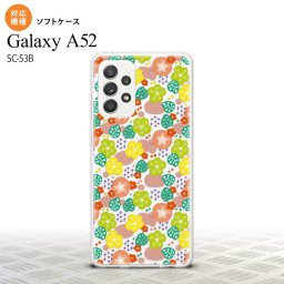 SC-53B Galaxy A52 スマホケース ソフトケース 花柄 春 ピンク メンズ レディース nk-sc53b-tp1705