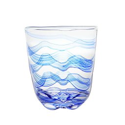 肥前びーどろ【副島硝子工業 /佐賀県】波ロック  おしゃれ かわいい タンブラー コップ グラス 贈り物 内祝い ギフト ガラス 伝統工芸 日本製 伝統工芸 国産 日本産 職人