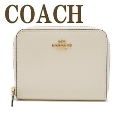 コーチ COACH 財布 レディース 二つ折り財布 コンパクト財布 ラウンドファスナー レザー 24808IMCHK ブランド 人気