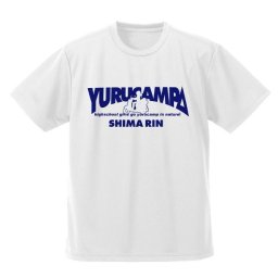 ゆるキャン△『ゆるキャン△』 シルエット志摩リン ドライＴシャツ   ホワイト