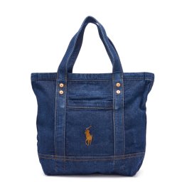ラルフローレン Ralph Lauren ポロラルフローレン Polo Ralph Lauren トートバッグ ハンドバッグ 428714740 002 DENIM SMALL TOTE デニム スモールトート レディース メンズ DARK DENIM ダーク デニム