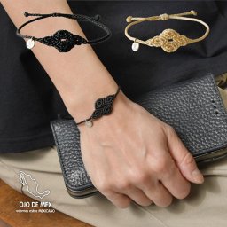 【OJO DE MEX オホ デ メックス】Macrame DMT Bracelet / マクラメ ブレスレット (ODM-MCDMT)正規品 レディース メンズ ユニセックス アクセサリー ブランド シンプル ナチュラル カジュアル おしゃれ ナイロン シルバー925 20代 30代 40代 50代 60代 クリスマス 母の日 ギフト プレゼント