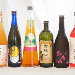 スペシャル梅酒6本セット(貴梅酎スピリッツ25度(和歌山) 紅南高梅酒20度(和歌山) 高千穂産梅使用熟成梅酒 手作り梅酒(宮崎県) 赤しそ赤い梅酒(和歌山) 無添加上等梅酒(鹿児島)) 720ml×6本
