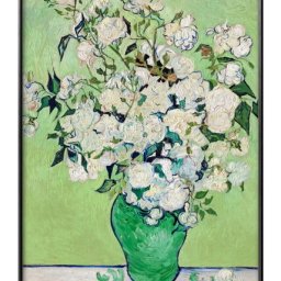 フィンセント ファン ゴッホ バラのある花瓶 A3 サイズ ポスター アート おしゃれ 絵画 インテリア 北欧 イラスト マット紙 艶消し アートパネル 額 フレーム デザイン 壁掛け ギフト 新築祝い ディスプレイ 引越し祝い　新生活　空間デザイン 