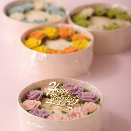【味やお色が選べる♪】Birthdayフラワーおはぎボックス 誕生日プレゼント【誕生日ギフト】　和菓子ギフト