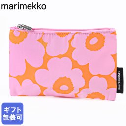 マリメッコ marimekko 小物入れ コスメポーチ KAIKA ミニ ウニッコ オレンジ ピンク 75748 075748 230 北欧雑貨 北欧デザイン 送別会 誕生日 お中元 結婚祝い 結婚式 高級 父の日 母の日 成人祝い ホワイトデー ネコポス