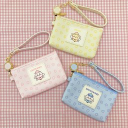 ちいかわ アニメ『ちいかわ』パス＆コインケース 公式 公認 ハチワレ うさぎ ちいかわグッズ ナガノ キャラ キャラクター コンパクト リール付きパスケース ポーチ コインケース パスケース 通勤 通学 新生活