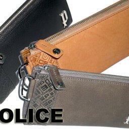 正規品 ポリス POLICE サングラス愛用 ブランドイタリアンヌメシリーズ ラウンドファスナー式長財布 0554 potj47 PA-56103 56103 L字ファスナー 旅行 ギフト