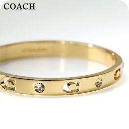 コーチ バングル レディース ブランド COACH ロゴ 440616GLD710 ゴールド アクセサリー