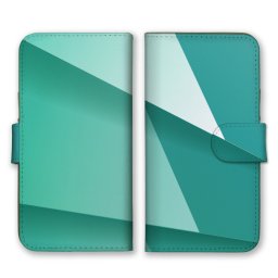 ＼全機種対応／ スマホケース 手帳型 スマホカバー 手帳タイプ スマートフォン ケース カバー パターン 図形 ライン グリーン かわいい おしゃれ かっこいい カードホルダー付き カード収納 合皮 合成レザー