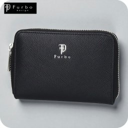 フルボ 二つ折り財布 メンズ レディース ブランド Furbo 革 レザーウォレット 小銭入れあり FRB151 ブラック 財布