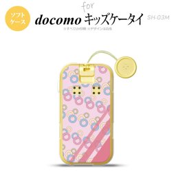 SH-03M キッズケータイSH-03M スマホケース ソフトケース 丸 ピンク メンズ レディース nk-sh03m-tp1664