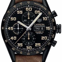 2年保証 送料無料 タグホイヤー TAG Heuer 腕時計 CV2A84.FC6394 CARRERA カレラ キャリバー16 デイデイト チタン ブラック 黒 自動巻き