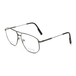 ゼニア ZEGNA エルメネジルド・ゼニア メガネ 眼鏡 フレームのみ EZ5242/V 009 60 アイウェア ティアドロップ メンズ レディース ユニセックス ガンメタル+ブラック