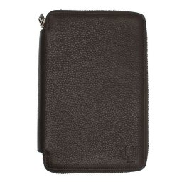 ダンヒル dunhill トラベルコンパニオン オーガナイザー トラベルケース ダブルジップ 財布 L2K545B ADV8 メンズ ダークブラウン