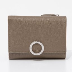 ブルガリ BVLGARI 293762 三つ折り財布 Wallets メンズ レディース ミニ財布 レザー ロゴクリップ 豆財布 小銭入れ