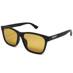グッチ GUCCI サングラス アジアンフィット ブラック イエロー GG0746SA-002