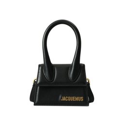 ジャックムス JACQUEMUS バッグ 2WAY ミニ ハンドバッグ ショルダーバッグ 肩掛けバッグ 213BA001 3000 990 SIGNATURE LEATHER MINI HANDBAG レディース ブラック 本革 レザー