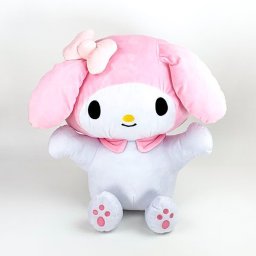 サンリオキャラクターズ マイメロディ パペット付き 抱き枕 ぬいぐるみ枕 インテリア ふわふわ PK