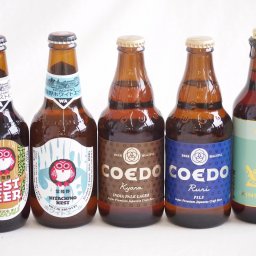 地域が生んだクラフトビール5本セット(金しゃちビールIPAalc7％(愛知県) コエド ルリalc5.5％(埼玉県) コエド キャラalc5％(埼玉県) 常陸野 アンバーエールalc6％(茨城県) 常陸野 ホワイトエールalc5.5％(茨城県)) 330