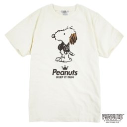 アンディ ピグメント 半袖 Tシャツ 音楽　ヘッドフォン 夏 フェス サークル ストリート デザイン メンズ レディース SNOOPY BIG 大きい サイズ S M L LL 3L 4L