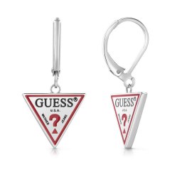 新品 Guess ゲス ピアス フレンチフック L.A.GUESSERS UBE29053 2個 セット 両耳用 ブランド ロゴ トライアングル レディース ステンレス ナノコーティング シルバー