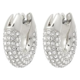 スワロフスキー ピアス SWAROVSKI 5618306 デクステラ クリスタル パヴェ フープ レディース アクセサリー Dextera ホワイト シルバー