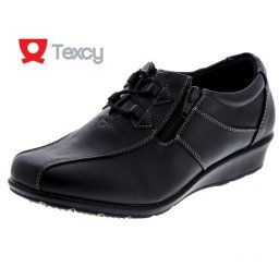 再販無し Texcy テクシー レディース カジュアルシューズ ウォーキングシューズ ウエッジソール 軽量 パンプス ローヒール レディス 4E相当 22.5-24.5 アシックス商事 actl11912t
