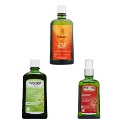 ヴェレダ アルニカ マッサージオイル 200ml とホワイトバーチ ボディシェイプオイル 200ml とざくろ オイル 100ml ポンプ付【数量限定激安】のセット    |  WELEDA  ボディオイル 美容グッズ コスメ化粧品 誕生日 クリスマス ホワイトデー 結婚記念日 ウエディングギフト 母