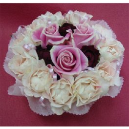 【送料無料!】お花でできたケーキです ★フラワーケーキ/ピンクローズ★   【誕生日】 【結婚祝い】 【結婚記念日】 【ケーキフラワー】 【記念日】 【お祝い】