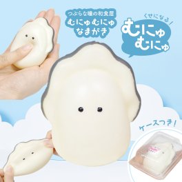 つぶらな瞳の和食屋 むにゅむにゅ なまがき かわいい かき 牡蠣 なまがき ベビーなまがき スクイーズ スクイーズ人形 人形 おもしろ 伸びる 気持ちいい ストレス解消グッズ