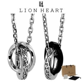 ライオンハート ネックレス メンズ トライ ネックレス メンズ タテガミ ダブルリング サージカルステンレス LH-03NE0215 LION HEART つけっぱなし ステンレス アレルギーフリー ネックレス メンズ クリスマス 誕生日 プレゼント ギフト 彼氏 ブランド 人気 ランキング