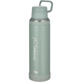 【名入れ無料】サーモス 水筒 真空断熱ケータイマグ JOY-1000 1000ml 誕生日プレゼント 卒業記念 記念品 ノベルティ(1.5L カーキ)