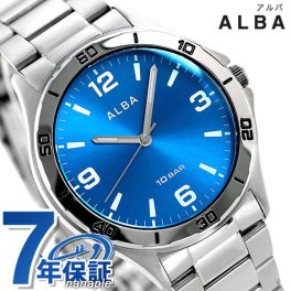 セイコー アルバ メンズ 腕時計 ブランド ブルー クオーツ AQPK412 SEIKO