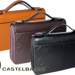 正規品 カステルバジャック CASTELBAJAC メンズ レディース セカンドバッグ バッグ トリエ セカンドバック 牛革 トリエ 細型 Wファスナー ダブル 164205 ikt02 旅行 ギフト