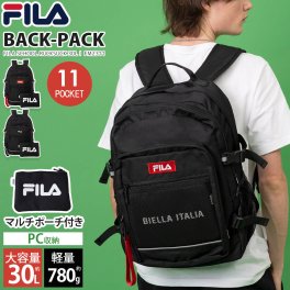 【一部カラー期間限定セール】FILA フィラ リュックサック スクールリュック メンズ レディース 大容量 30L 通学 高校生 中学生 女子 女の子 女性 通勤 大人 3層式 ブランド ロゴ　おしゃれ 人気 アウトドア a4 b4 軽量 軽い 旅行 スポーツブランド 黒 安い 韓国 ギフト 敬老の日 プレゼント ギフト