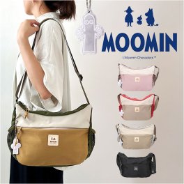 MOOMIN ムーミン リュック ショルダーバッグ 舟形 RMNL-03 通販 ショルダー ショルダーバック 肩掛け 斜めかけ ななめかけ マザーズバッグ マザーズバック 軽量 軽い 多機能 コンパクト 多収納 北欧 レディース カジュアル 大人 通勤 通学