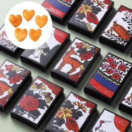プチギフト お菓子 退職 祝かるた（ハートせんべい） 結婚式 個包装 お見送り 産休 挨拶 引越し お礼 お返し 職場 ばらまき ありがとう 感謝 バレンタイン ホワイトデー