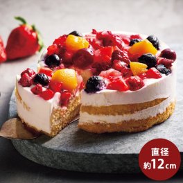 クワトロ ベリー トルテ 産地直送 産直 食品 食べ物 お取り寄せ グルメ ご当地グルメ ケーキ 洋菓子 いちご ブルーベリー ラズベリー クランベリー(代引不可)【送料無料】