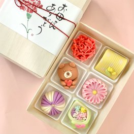 【母の日ギフト】母の日上生菓子 ６個入／和菓子／練り切り／プレゼント／可愛い／母の日プレゼント