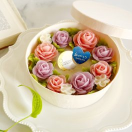花屋がつくる無添加フラワーおはぎお彼岸 誕生日 和菓子  誕生日 お祝い ギフト