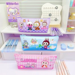 ラブブ ペンケース かわいい 高校生 大学生 小学生 韓国 可愛い ぬいぐるみ 筆記用具 筆箱 筆入れ おしゃれ 大容量 文房具 中学生 入園グッズ labubu