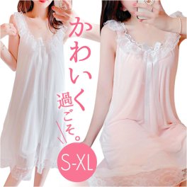 ネグリジェ ワンピース 姫 通販 ルームウェア レディース 綿 コットン カワイイ フリル 可愛い シースルー セクシー 夏 春 ゆったり Aライン 寝巻き 寝間着 ねまき 部屋着 ノースリーブ ナイトウェア ネグリジェ ルームウエア ナイトウエア